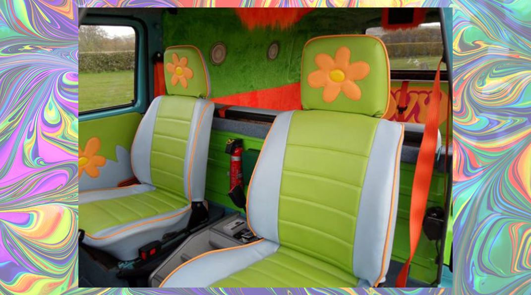 VW van optical illusion