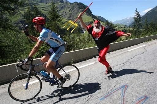 The return of El Diablo: What would a cycling event be without German fan Didi Senft?