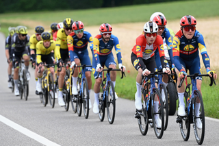 Mattias Skjelmose on stage 3 of the Tour de Suisse