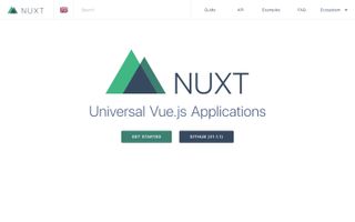 NUXT homepage