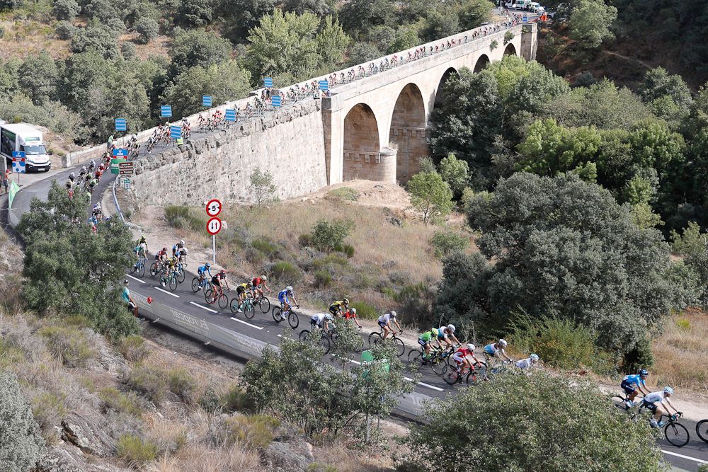 Scenery along the route of stage 10 at the Vuelta