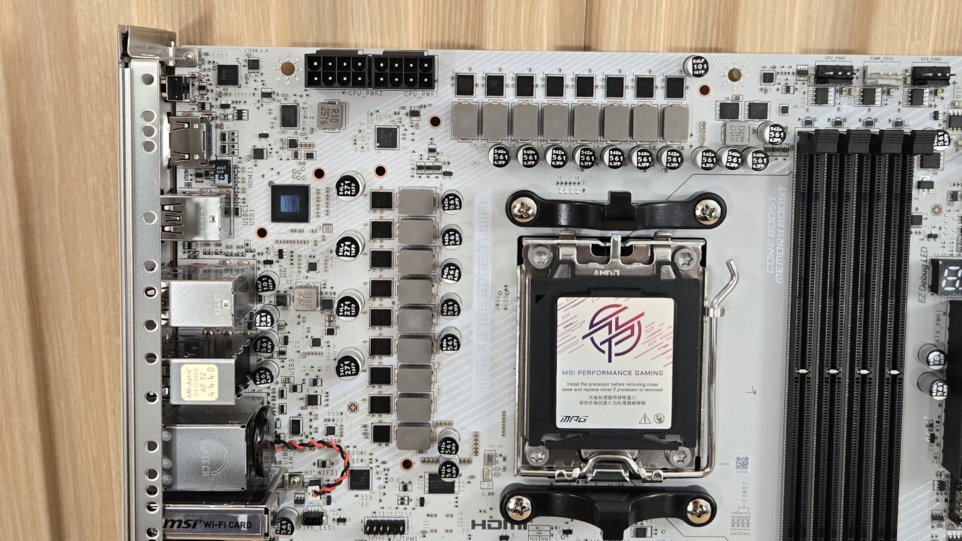 MSI MPG X870E Edge Ti Wifi - VRMs