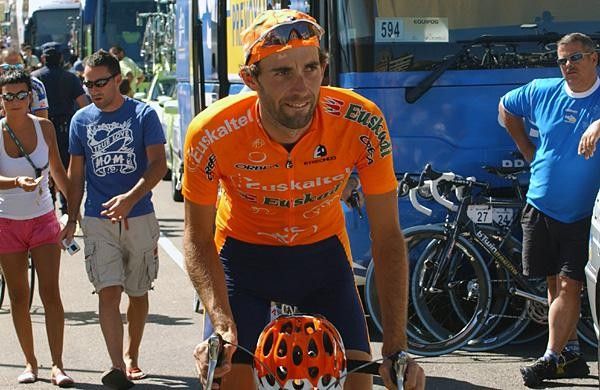 Euskaltel - Euskadi has three riders within two minutes of Di Luca.