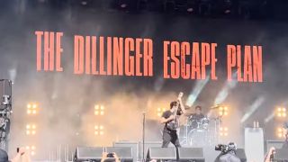 The Dillinger Escape Plan performing live in 2024