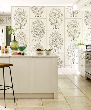 country wallpaper ideas for kitchens