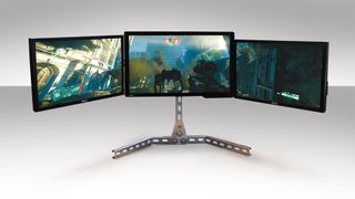 Build a triple screen stand