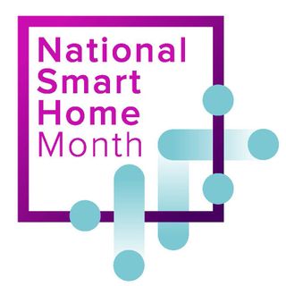 national smart home month logo