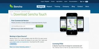Before starting work, you'll need to download Sencha Touch