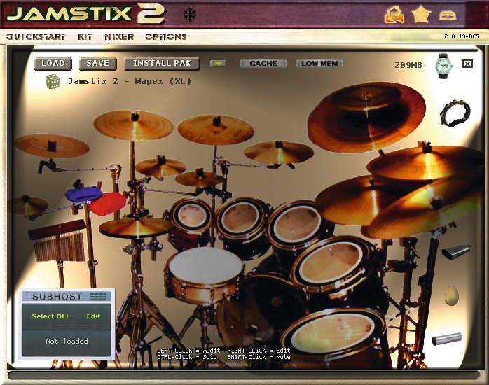 You can even host third-party plug-ins using the Subhost panel (bottom-left).