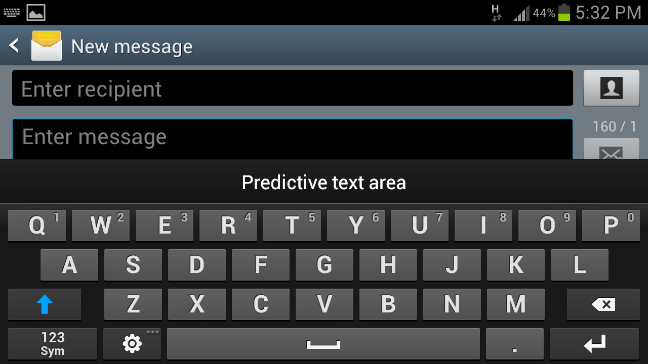 Samsung keyboard autocorrect predictive text