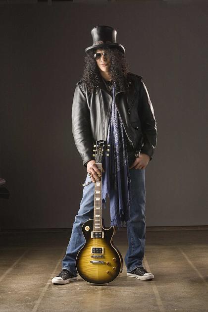 Ronnie wood gave slash guitar lessons