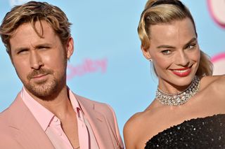 Ryan Gosling and Margot Robbie at the L.A. "Barbie" premiere