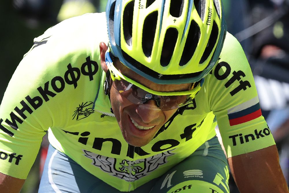 Alberto Contador (Tinkoff) and Chris Froome (Team Sky)