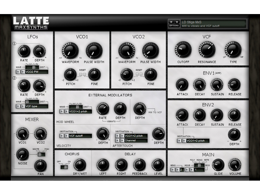 MaxSynths Latte