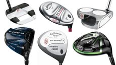 A montage of Callaway Golf products