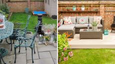 garden makeover before and after