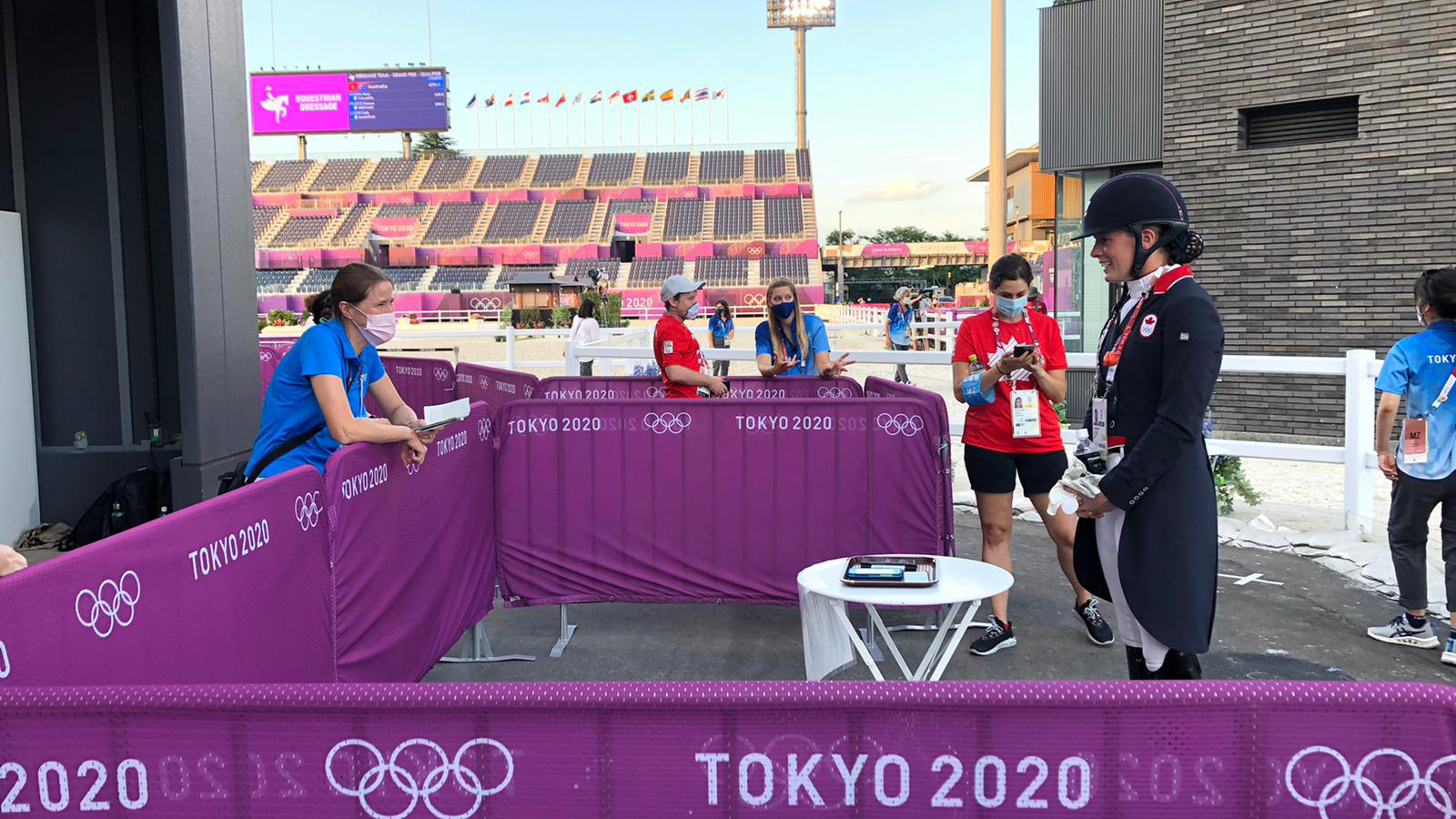 Tokyo Olympics mixed zone &amp;ndash; Pippa Roome interviews Lindsay Kellock