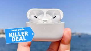 AirPods Pro 2 with deal tag