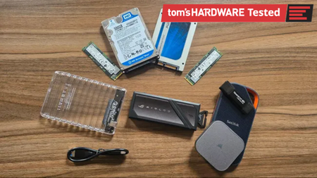 Testing old drives as external storage to avoid price hikes.