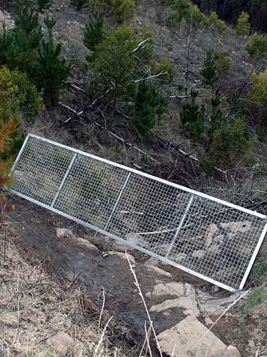 Don't stuff up: At least there's a mesh barrier
