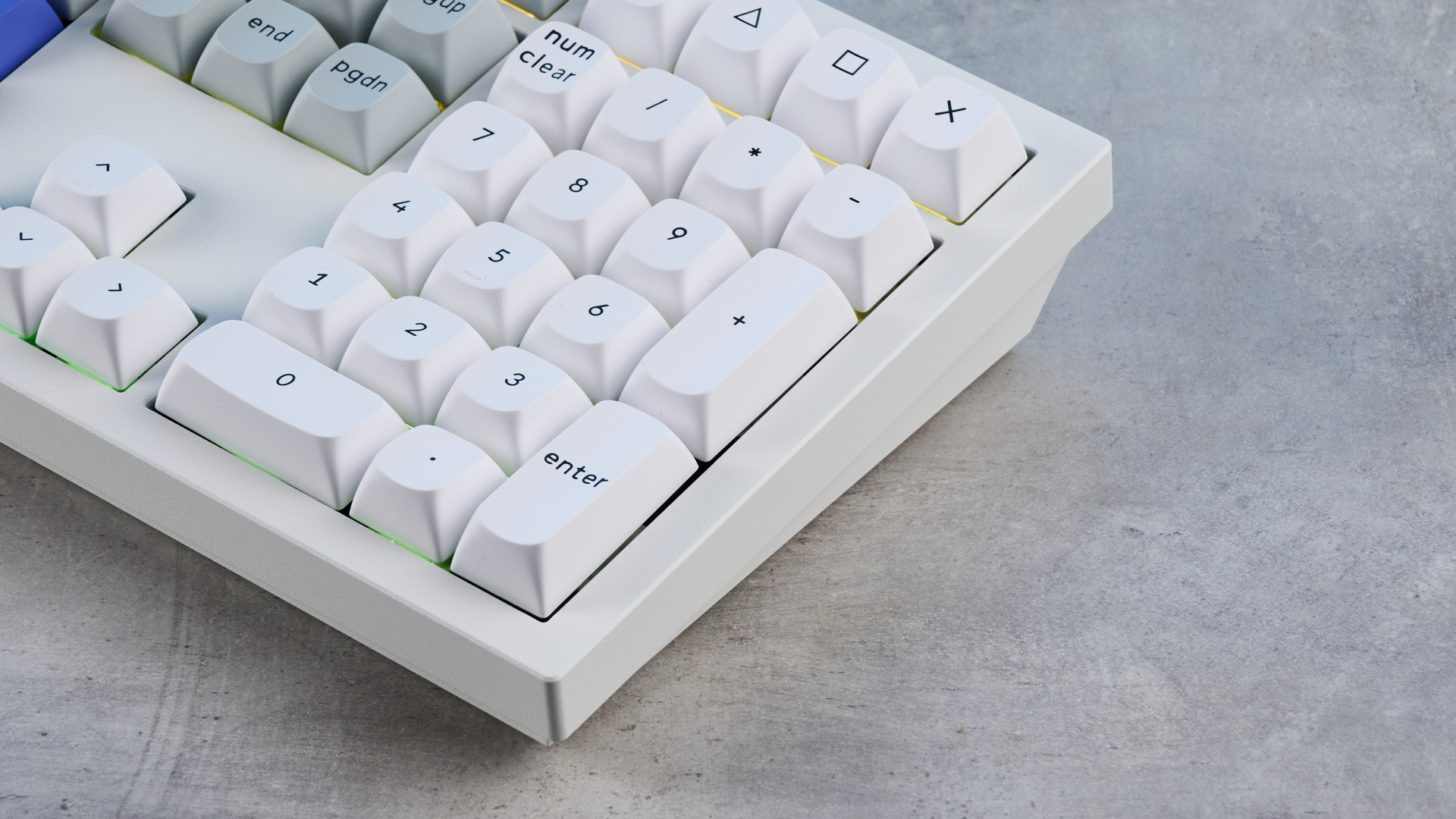 A Keychron Q6 HE 8K wired gaming keyboard with Hall Effect switches