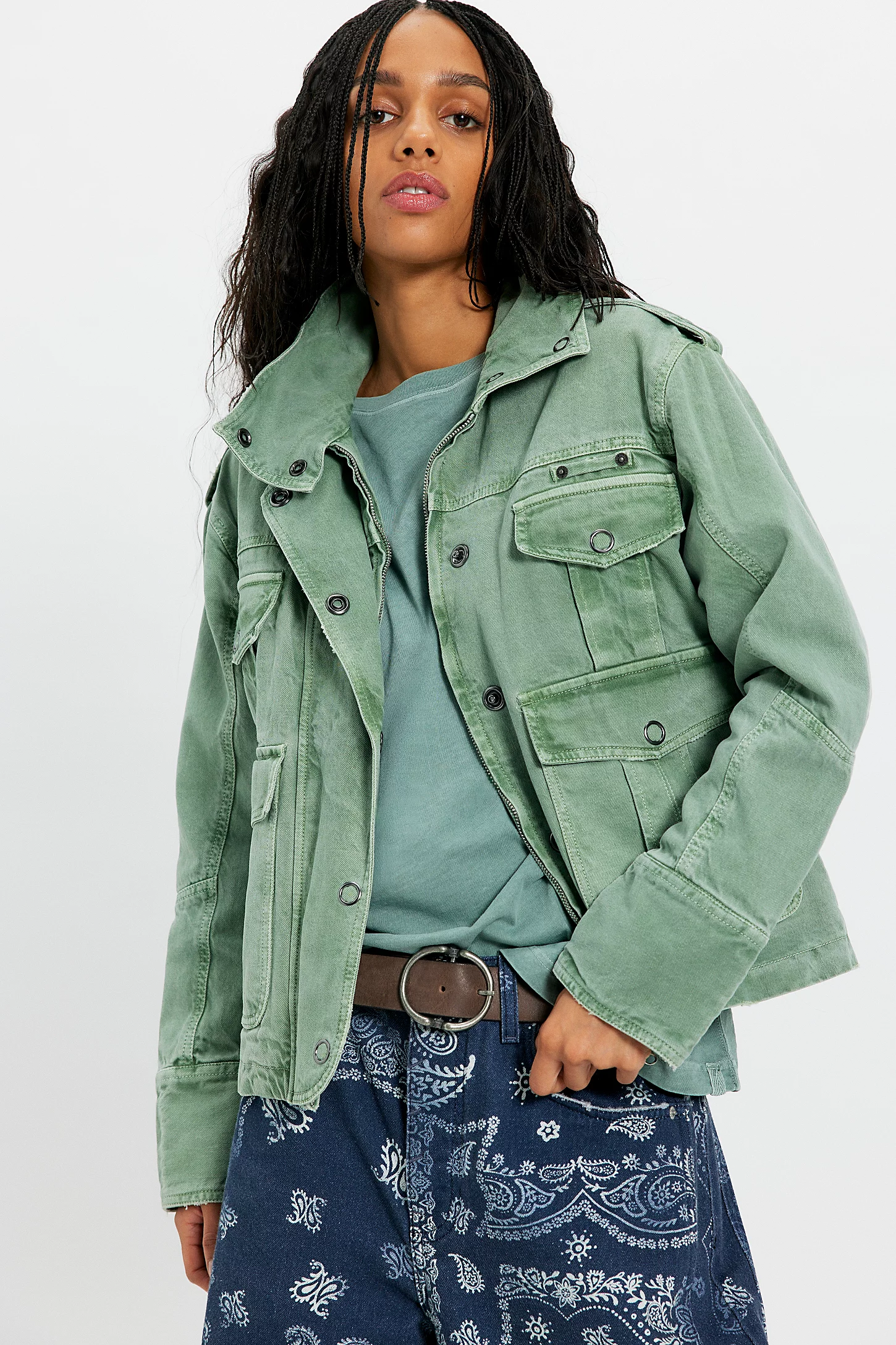 Free People, We The Free Kali Washed Jacket