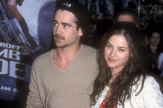 Colin Farrell (left) and Amelia Warner (right)