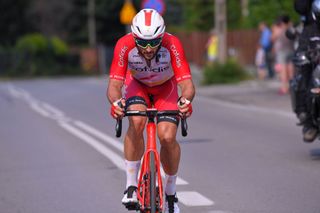 BIELSKOBIALA POLAND AUGUST 07 Nathan Haas of Australia and Team Cofidis Solutions Crdits during the 77th Tour of Poland 2020 Stage 3 a 2031km stage from Wadowice to BielskoBiaa 433m TourdePologne tdp20 on August 07 2020 in BielskoBiala Poland Photo by Luc ClaessenGetty Images