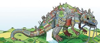 Despite being five years old, Council’s Bristol dinosaur is still his most popular print