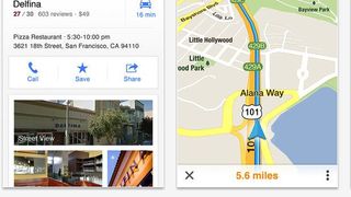 Google Maps on iOS