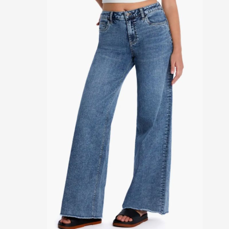 Nordstrom, blue wide leg jeans