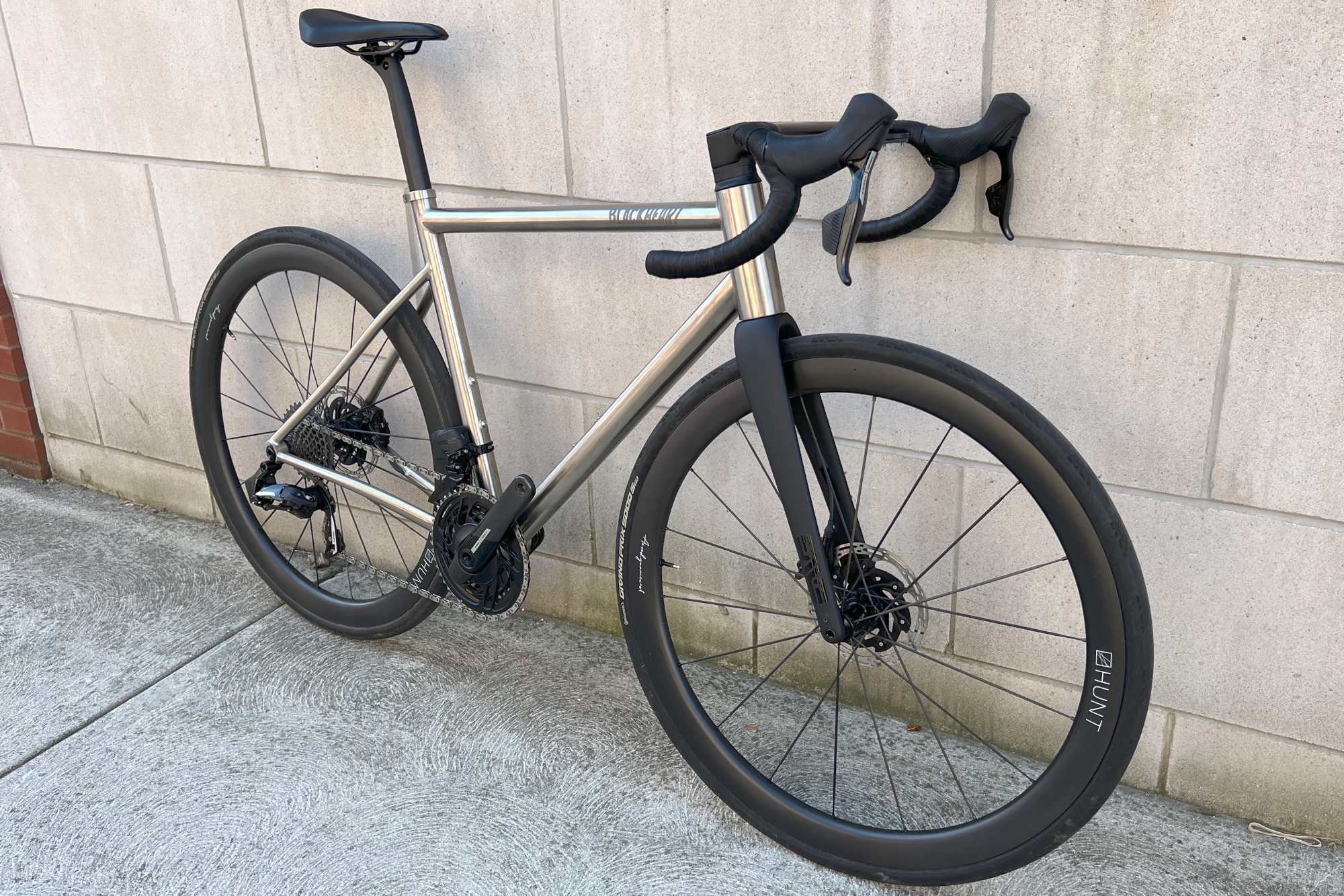 Blackheart Bike Co's Road Ti reviewed: Aero is still everything and the Blackheart Road Ti has all the low-drag shapes, hidden hoses, and an integrated front end for a clean look that looks every bit as fast as you’d expect from a race bike.