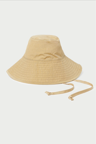Hannah Parchment Nylon Bucket Hat