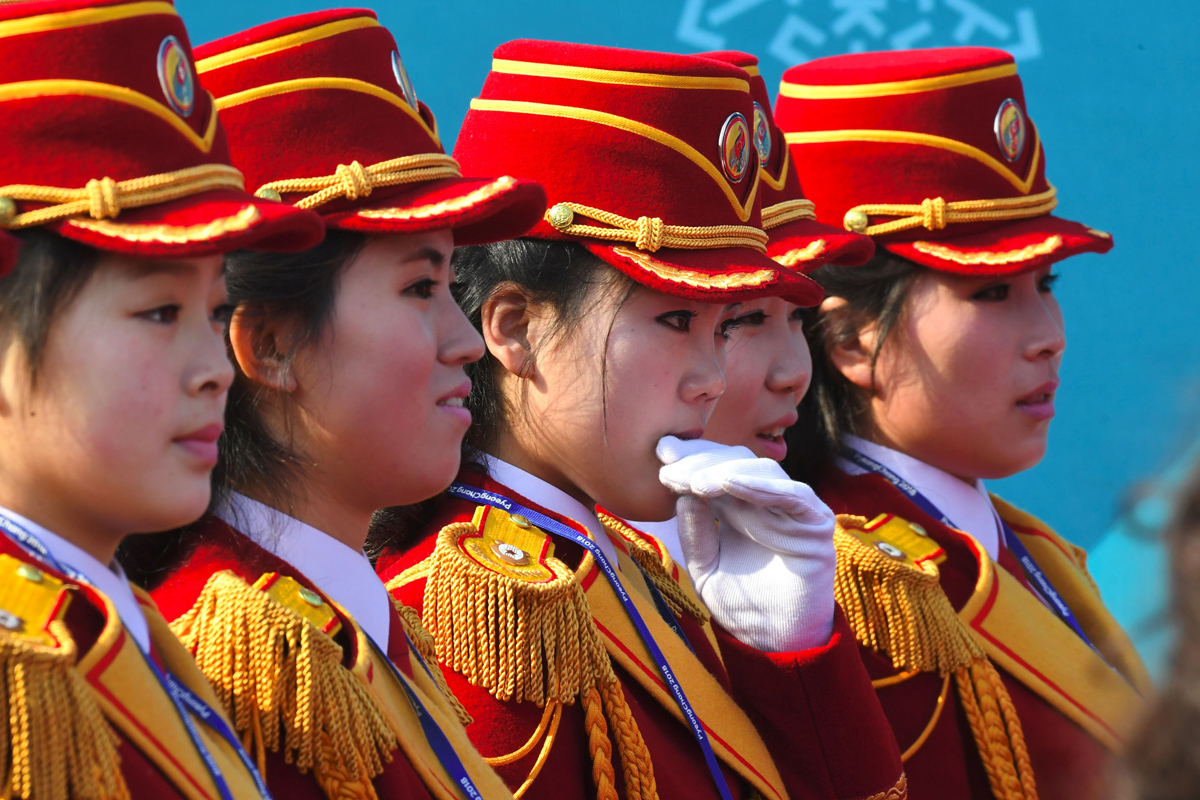 In Photos North Koreas Cheerleading Squad — An Army Of Beauties 
