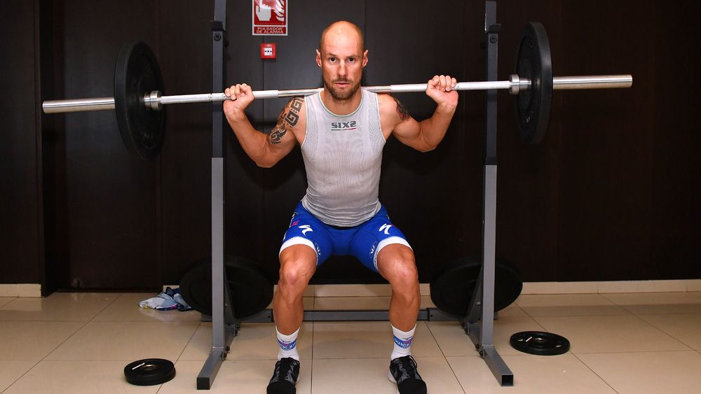 Tom Boonen hit the gym before riding his bike