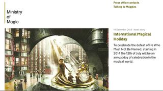 The Harry Potter Ministry of Magic version of the Gov.uk site is way better