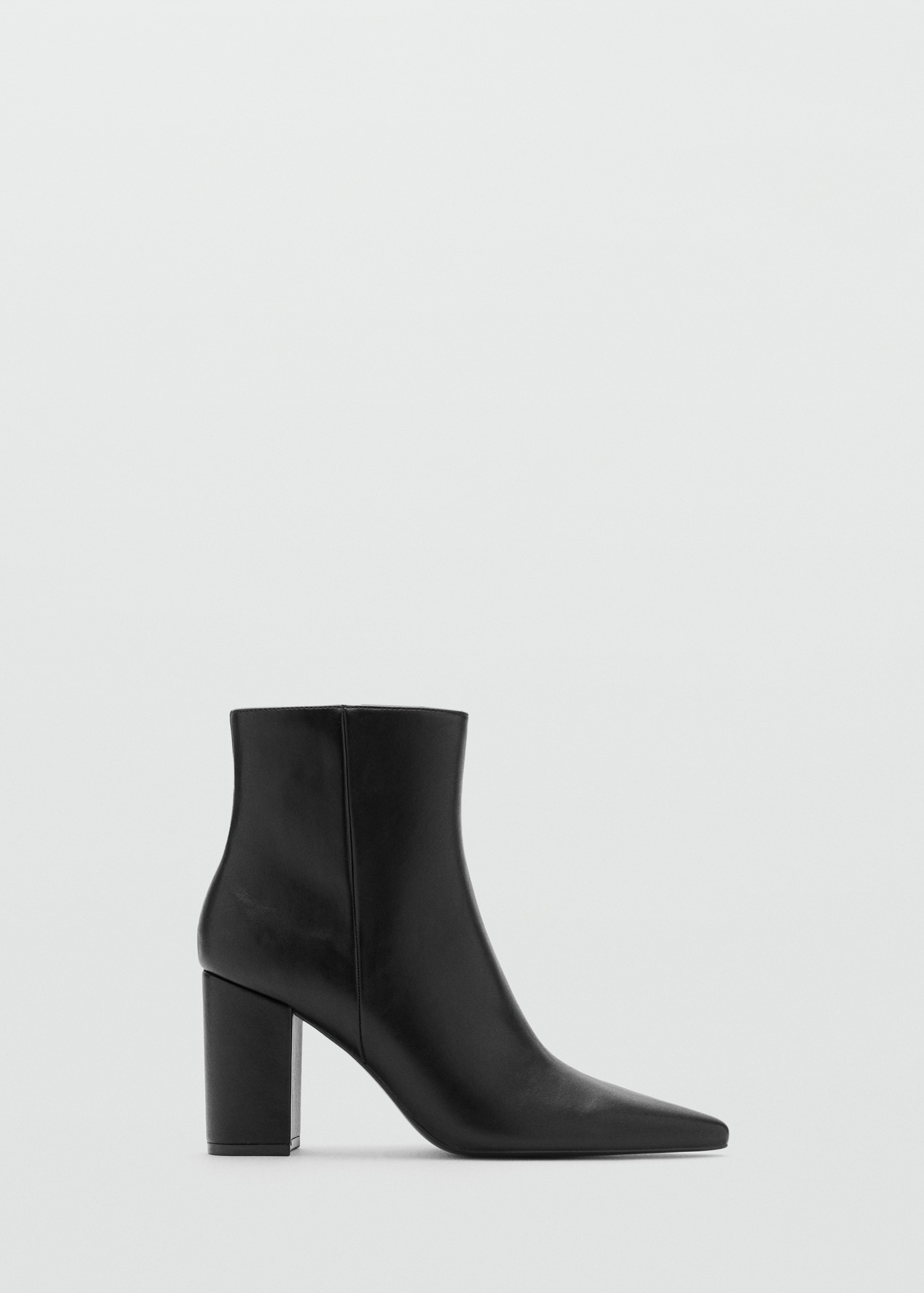 Ankle Boots With Block Heel - Women | Mango Usa