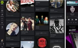 Spotify lets users explore all kinds of content by clicking on it