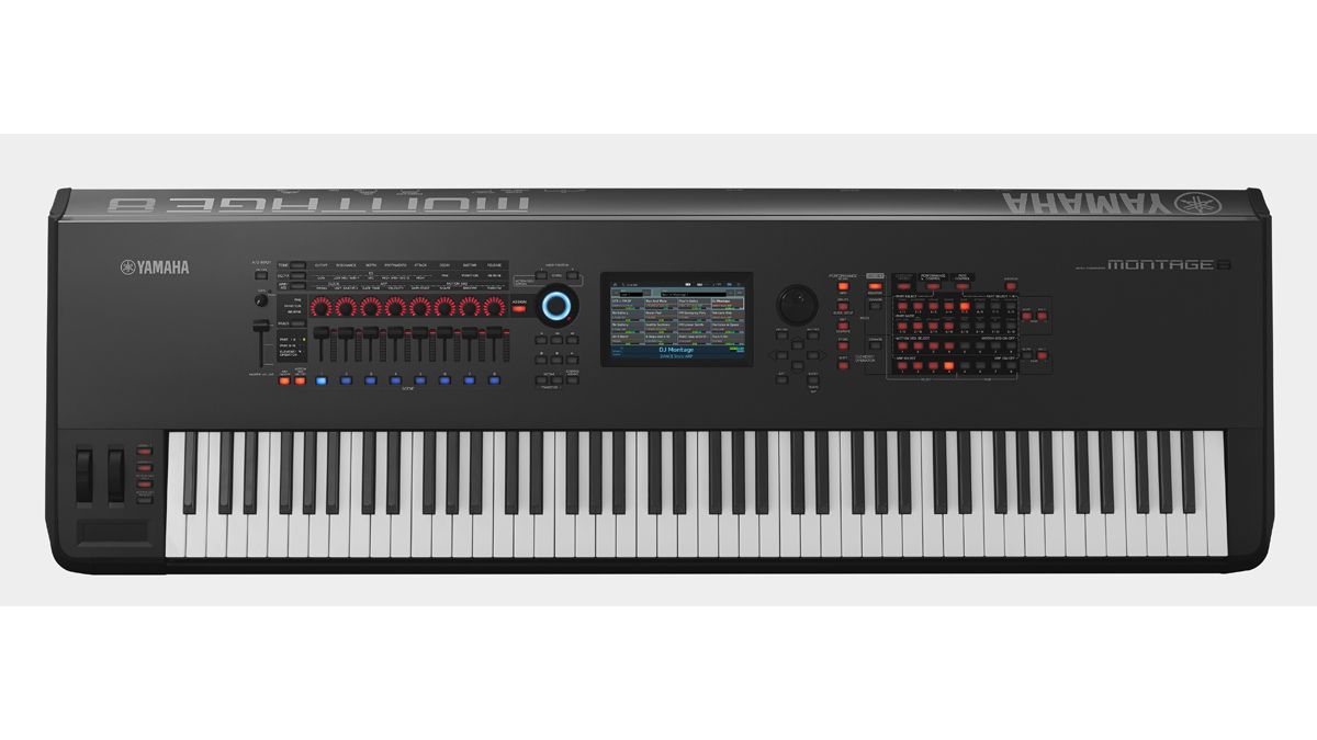 The 88-note Montage 8 has hammer-action keys.