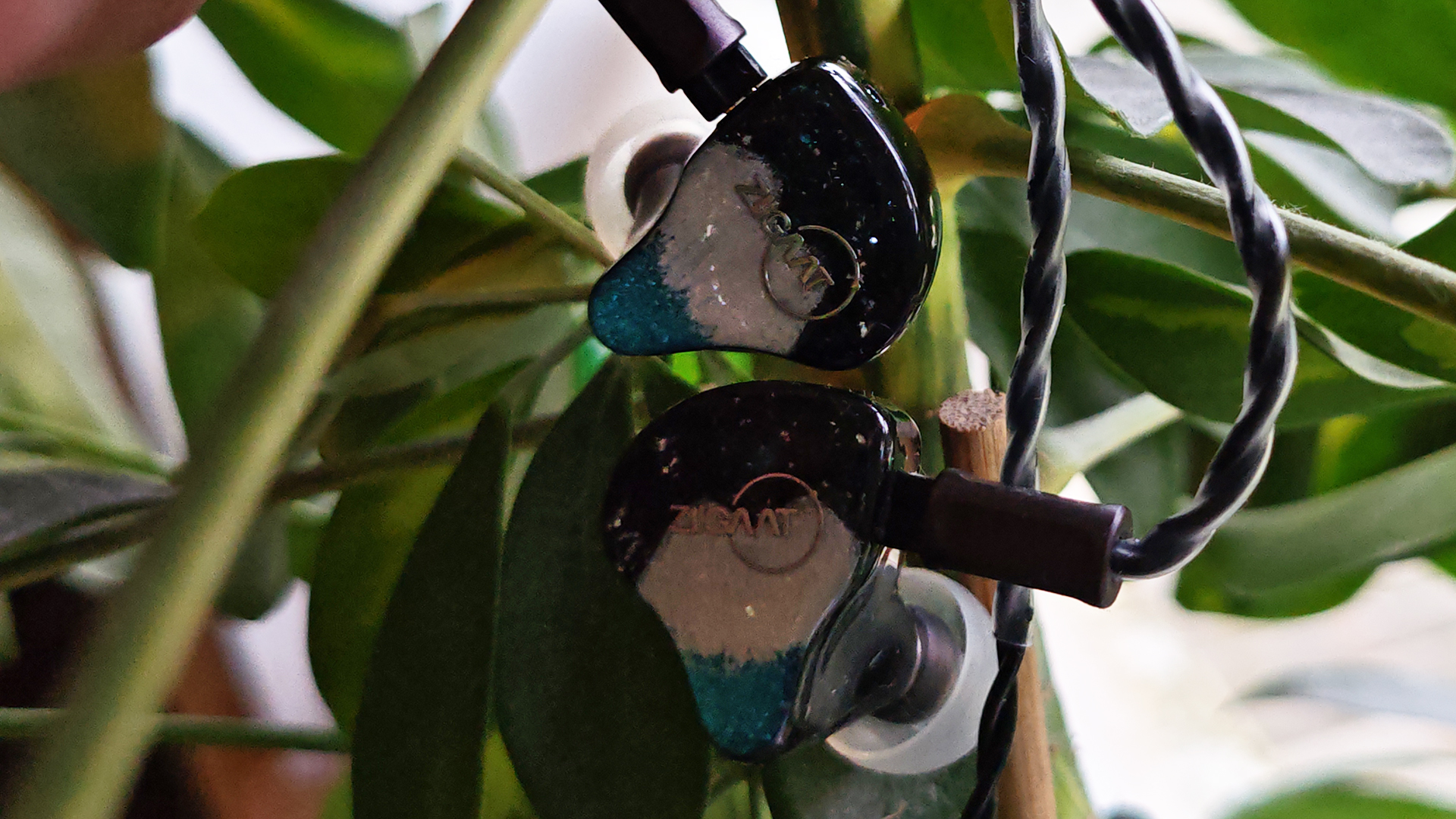 Various photos of the Ziigaat Horizon IEMs. 