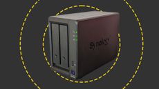 The Synology DiskStation DS725+ on the ITPro background