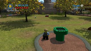 A Mario-style Warp Pipe takes you to Lady Libert Island in LEGO City Undercover