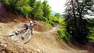 image of a mountain biker