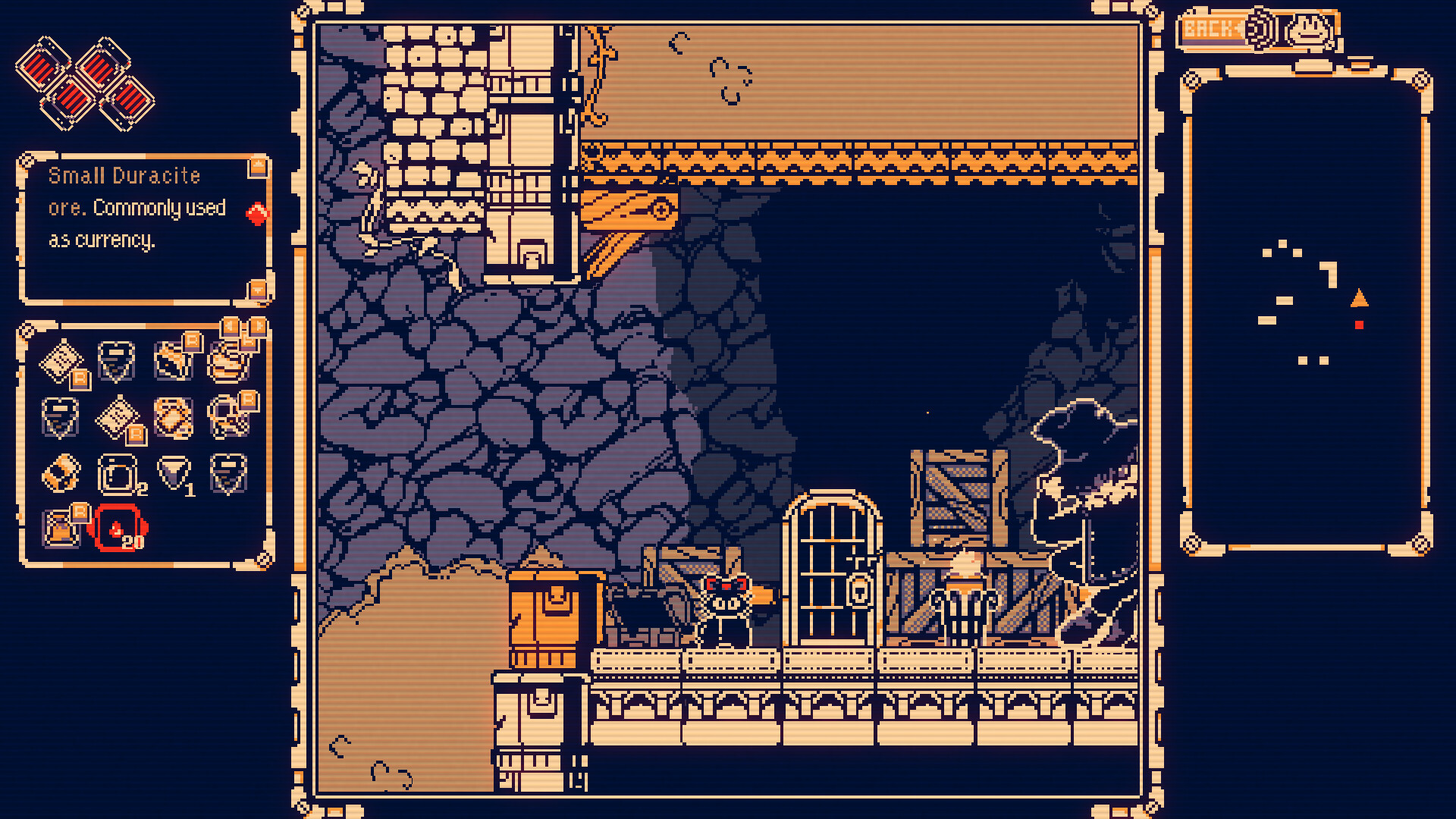 Everdeep Aurora screenshot showcasing various in-game menus and items