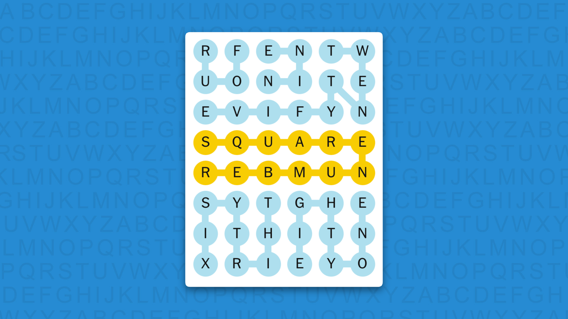 NYT Strands answers for game 936 on a blue background