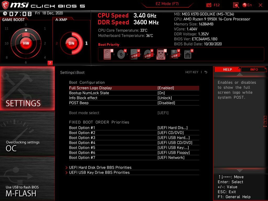 MSI X570 Godlike