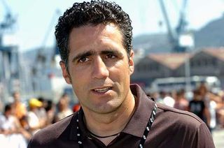 Five time-Tour winner Miguel Indurain was at the start of the Vuelta.