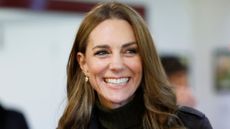Catherine, Princess of Wales, smiles while visiting Bute Shinty Club in Rothesay 2026