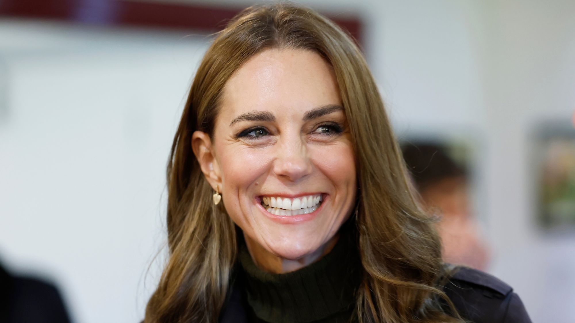 Catherine, Princess of Wales, smiles while visiting Bute Shinty Club in Rothesay 2026