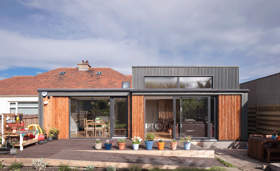 Contemporary extension to accessible bungalow